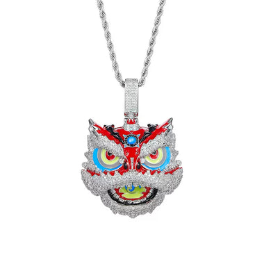 Lion Dance Pendant