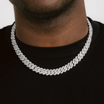 14mm Iced Out Cuban Chain Necklace