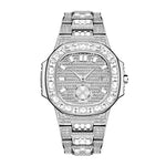 Iced Out Moissanite Watch