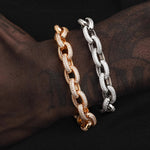 Iced Out O-Shaped Chain Bracelet