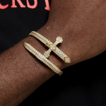 Iced Out Holy Sword Bracelet