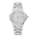 Iced Out Moissanite Watch