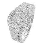 Iced Out Moissanite Watch