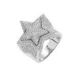 Star Moissanite Ring