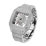 Iced Out Moissanite Watch