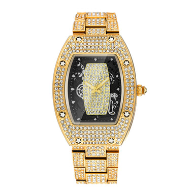 Iced Out Moissanite Watch